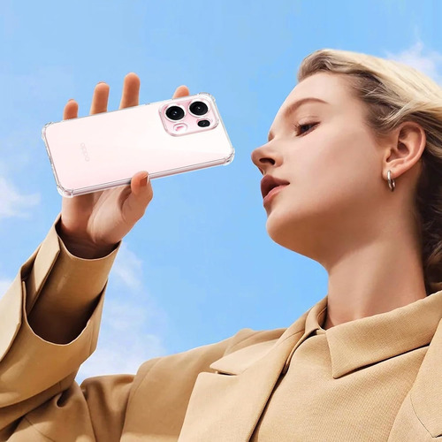 For Oppo Reno 13 5g Transparente Funda Silicona + 2 Templado Mica