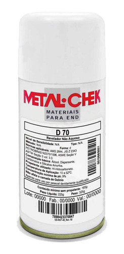 Revelador Metal-check D70