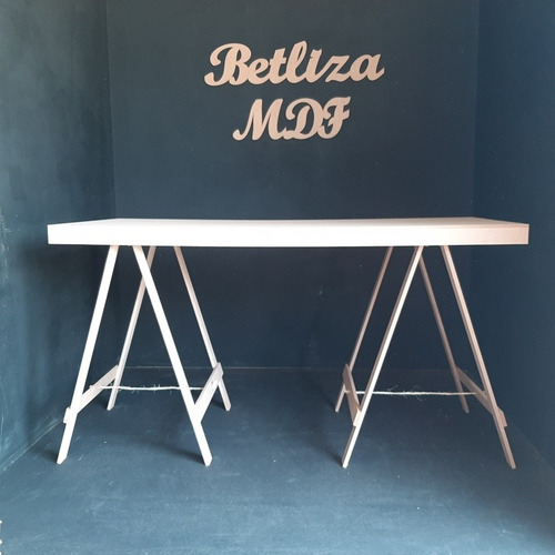 Mesa Provençal Cavalete Festa 1,50x68x80alt Decoração Mdfcru