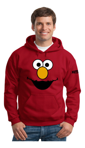 Sudadera Capucha Elmo Plaza Sésamo Serie Infantil M1 Msi