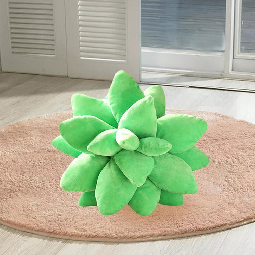 3 Uds 3d Suculentas Tiro Almohada Planta Sofá Patio