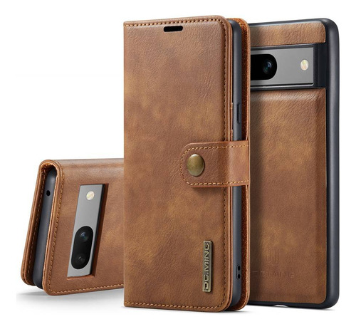 Funda De Piel Magnética Desmontable Tipo Cartera Para Google Pixel 5a 6 6pro 6a 7 7a 7 8 Pro 8a 9 Pro Xl 9a, Funda Con Tapa Extraíble