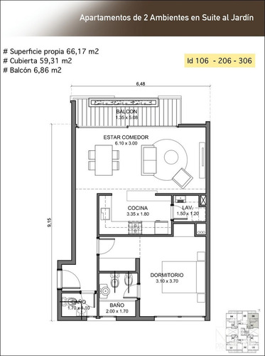 Imagen 10 de 12 de 2 Ambientes En Venta - Residencias Olavarria - Ref: 1355