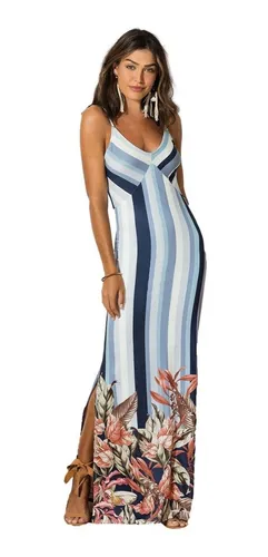 Vestido longo doce trama sales