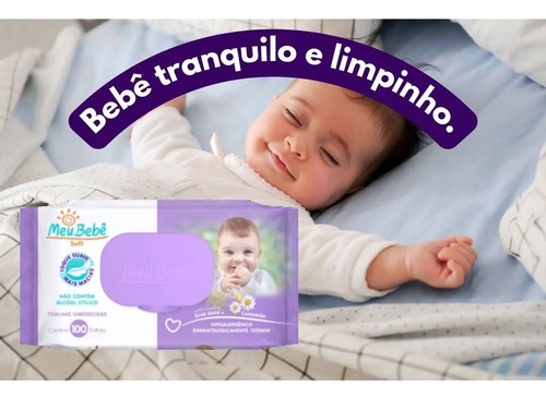 Kit 2 Toalhas Umedecidas Meu Bebê Soft 100 Und - Hygieline