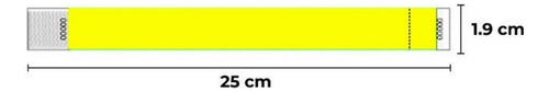 Aa Pulseras Brazaletes De Papel Tyvek 25 X 1.9 Cms 100