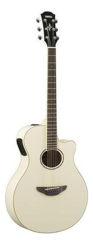 Guitarra Acústica Yamaha Apx600 Para Diestros Vintage White