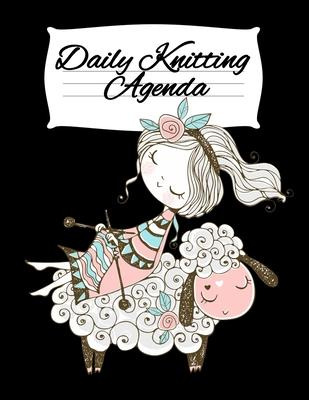 Libro Daily Knitting Agenda (1 Year, 12 Months) : Persona...
