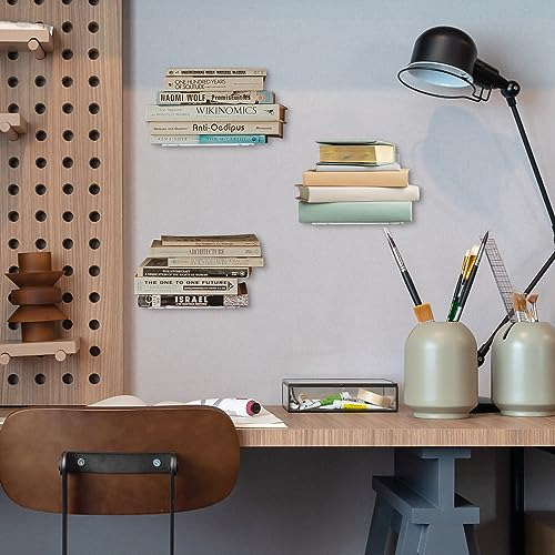 Estantería Flotante Invisible Para Pared, Organizador De Lib