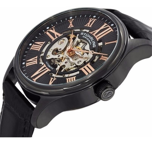 Stuhrling Original Atrium 747.03 Skeleton Automatico Inotech