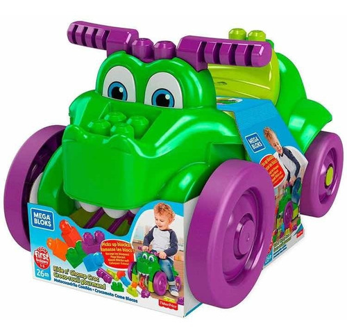 Mega Bloks Motococodrilo Cocodrilo Montable Come Bloques