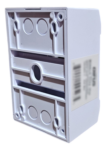 3 Pack Centro De Carga Riel Din Difus Plástico 4 Polos Gris