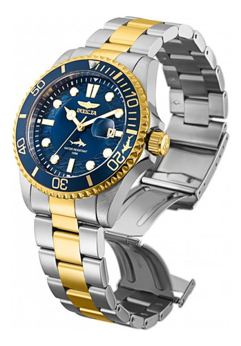 Reloj Invicta Pro Diver 30021 Quartz Para Hombre, Bicolor