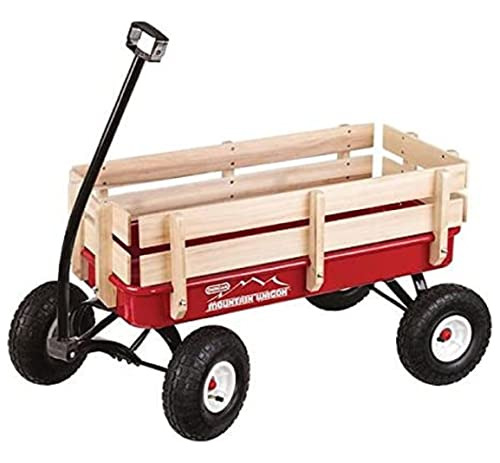 Toys Mountain Wagon - Carro De Arrastre Para Niños Con Panel