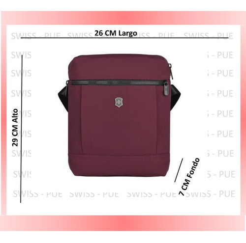 Imagen 6 de 8 de Bolso Para Tablet De 10 Pulgadas, Vino, Victorinox (607123)