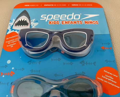 Gafas De Natacion Speedo Niños 3 - 8 Años, Set X 3