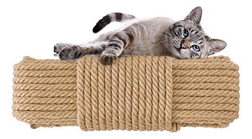 Aoneky Cuerda De Sisal De Repuesto Para Rascador De Gatos, C