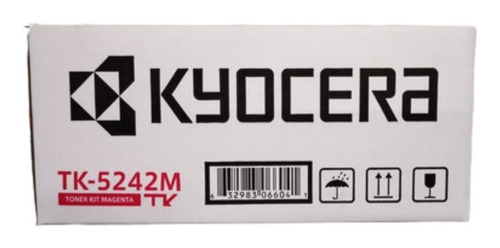 Cartucho De Toner Kyocera Tk-5242 Magenta  Para M5526cdw