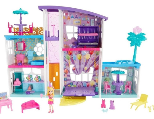 Polly Pocket Mega Casa De Sorpresas Multicolor