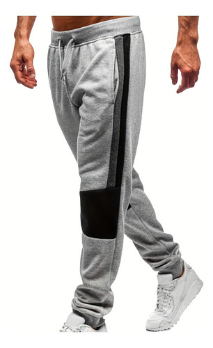 Pantalones Para Hombre Con Cordón Elástico, Cintura Elástica