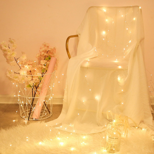 Serie De Cortinas De Luz De 40led Para Fiestas De Navidad 4m