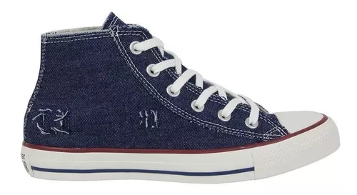 Tênis Converse Chuck Taylor All Star Preto Vermelho - Surf Alive