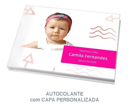 Álbum Autocolante Personalizado Para 40 Fotos 20x30 Horizont