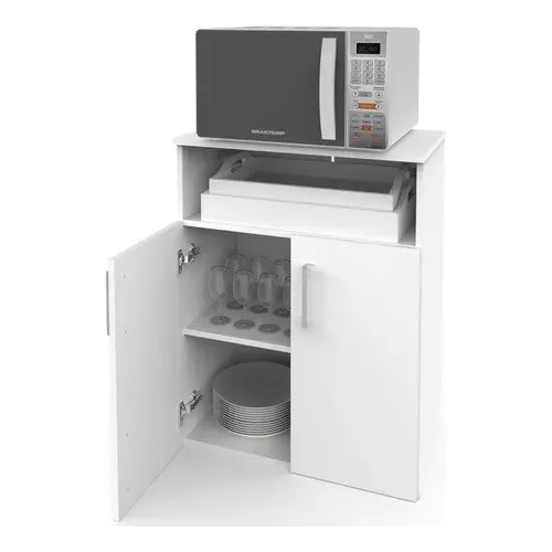 Mueble Estante Repisa Microondas Cocina Para Colgar Melamina