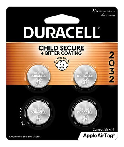Baterias Duracell Cr2032 Litio 3v Pack  X 4u