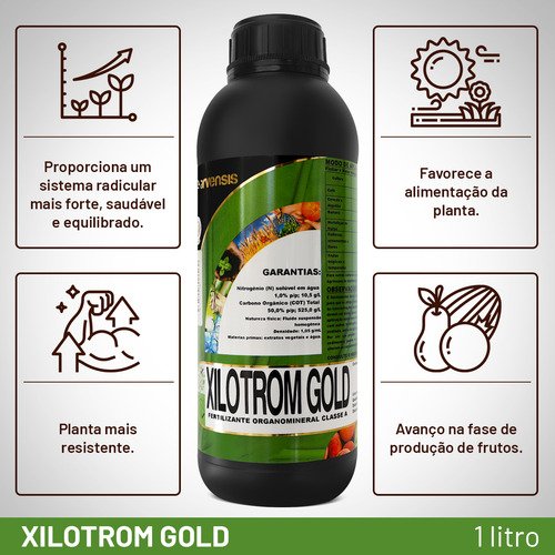 Fertilizante Orgânico Adubo Fortificante Plantas Saudáveis Tarssus Xilotrom 2l Líquido