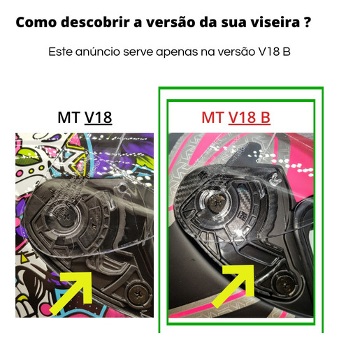 Imagem 3 de 6 de Viseira Capacete Axxis Eagle Ou Draken V-18b V 18 B Nova