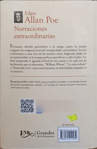 Narraciones Extraordinarias De Edgar Allan Poe