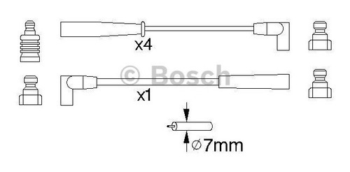 Juego Cables Bujia Renault Clio I 1.2/1.4 Renault R19