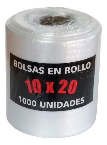 Bolsas Rollo Para Comercio 10x20 - 1000 Unidades! Para Todo!