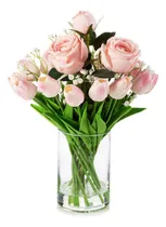 Comprar Enova Floral Flores Artificiales De Rosas De Seda Mixtas Y