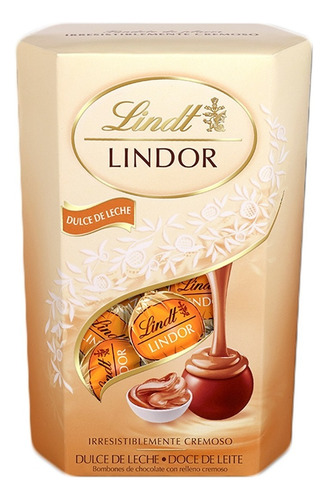 Lindt Cornet Lindor Dulce De Leche 200g