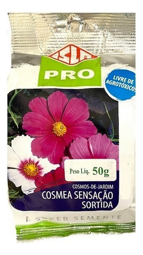 Cosmea Sensação Sortida - 50gramas De Sementes