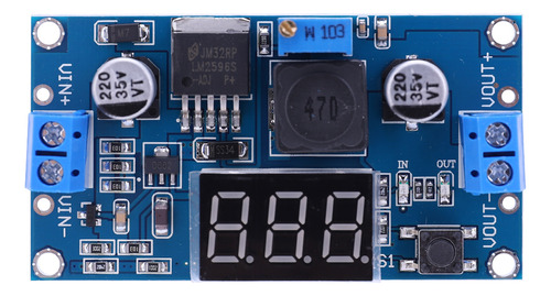 Convertidor Buck Lm2596, Entrada De 25 V A 40 V, Salida De 1