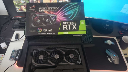 Tarjeta Grafica Nvidia Asus Rog Strix Geforce Rtx 3080, 10g (Usado)
