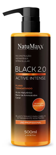 Escova Progressiva Black 2.0 Active + Finalizador Natumaxx
