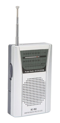 Radio Portatil Am Fm Bolsillo Mini Altavoz 5 W Conector Para