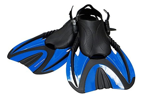 Snorkel Master Adulto Azul La Natacion Snorkel Aletas