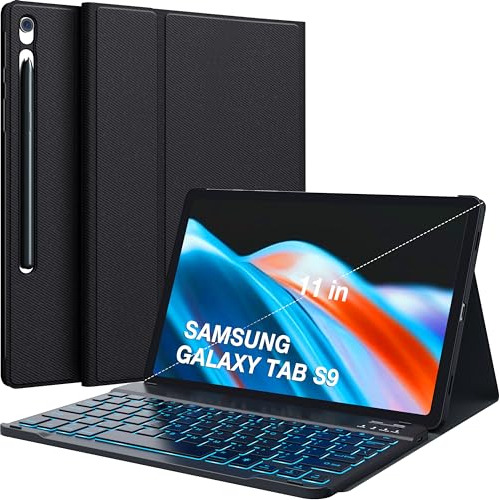 Funda Con Teclado Para Samsung Galaxy Tab S9 Sm-x710