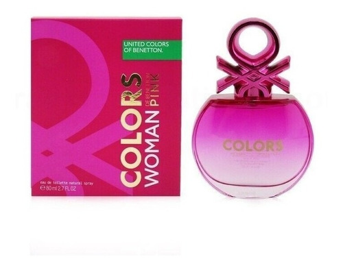 Perfume Benetton Colors Pink Para Dama Original 