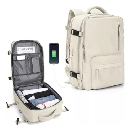 Mochila 30l Unisex-ligera Viaje Laptop Y Escolar Multiusos