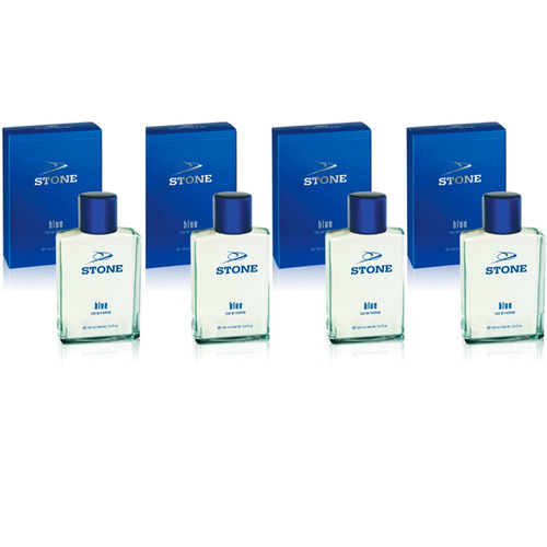 Perfumes Hombre Stone Blue, Terra, Silver 100ml X 4 Unidades