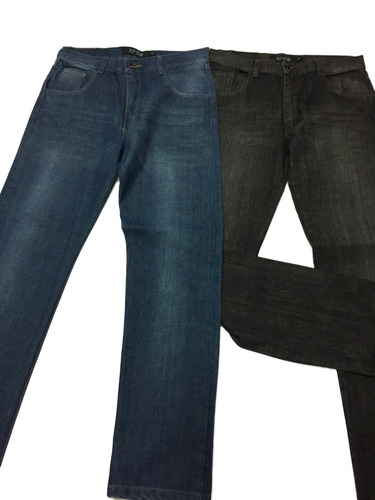 Jean Recto Hombre - Azul O Negro - B A Jeans