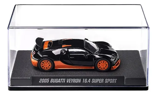 Miniatura Majorette Bugatti Veyron 16.4 1:64 Colecionável Preto