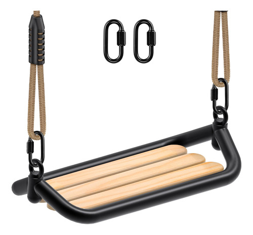 Columpio De Madera Colgante Para Niños Con Cuerda Resistente