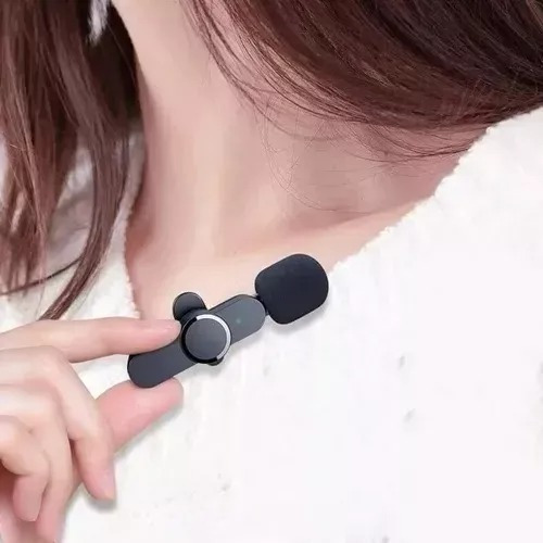 Microfono Inalambrico Para iPhone Microfono Lavalier Celular